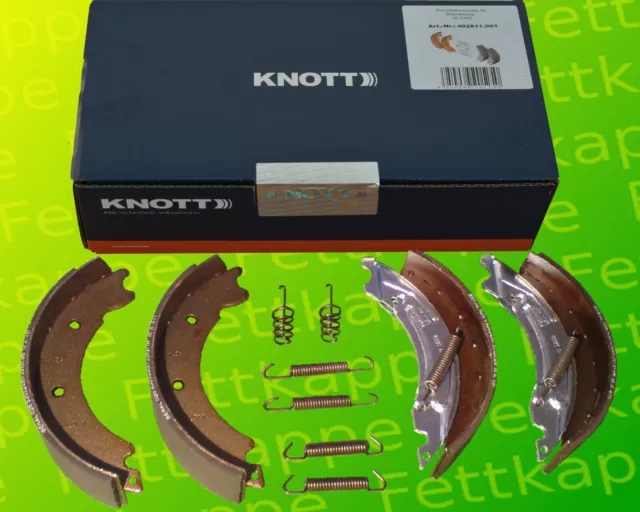 1x Knott Bremsbackensatz 160x35 16-1365 + Avonride - 402611.001 Satz für 1 Achse