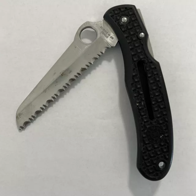 SPYDERCO AUS 8A Clipit Rescue Seki-City Serrated Knife