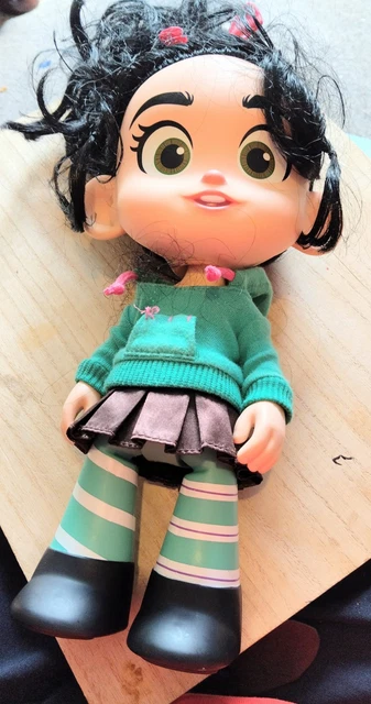 DISNEY WRECK IT Ralph Vanellope von Schweetz 11” Talking Doll Bin ñeeds ...