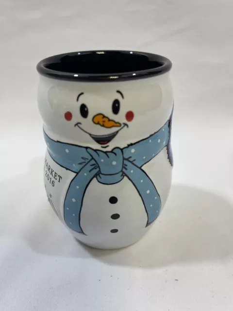 Christkindlmarket Kinder Club Cocoa Mug Cider Mug Chicago German 2015 Snowman