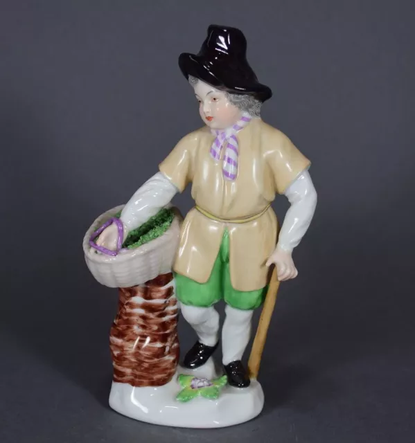 Augarten Wien Aalverkäufer Verkäufer Fisch Figur figure figurine Fischverkäufer