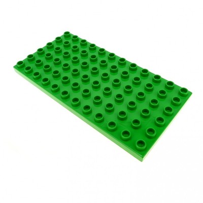 Duplo 1x Lego Duplo Construction Basic Plaque 6x12 Neu-Hell Gris Set 10803 10545 18921 