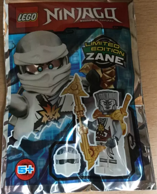 Figurine Lego Minifigure Polybag Ninjago Foil 891724 Zane Le Ninja Blanc White