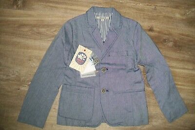 Silvian Heach-boys blue blazer/suit jacket.6y.Cotton.BNWT.RRP 86 £