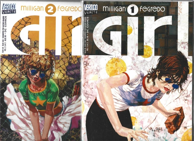Girl Lot Of 2 - #1 #2 (Nm-) Peter Milligan, Dc Vertigo