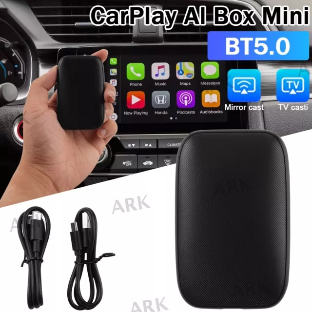 Wired Carplay to Wireless Apple Carplay AI Box Adapter Car Multimedia Video