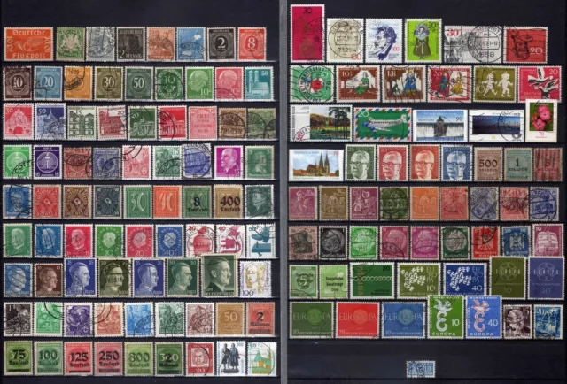 A SAISIR joli lot de timbres d' ALLEMAGNE oblitérés tous différents. Port offert