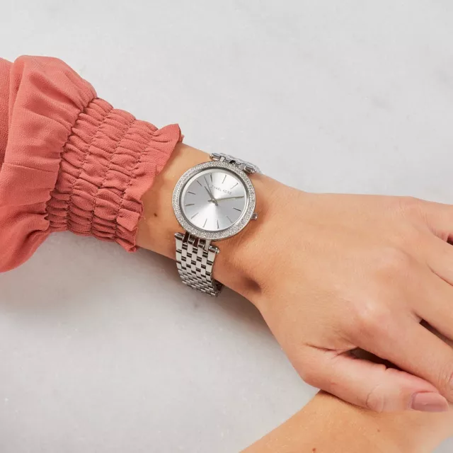 Michael Kors Darci MK3190 Armbanduhr für Damen Quartz MK Uhr Silber Edelstahl 2