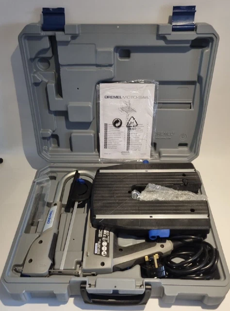 Dremel Motosaw MS20 motosega a scorrimento 240 V e custodia in perfette condizioni
