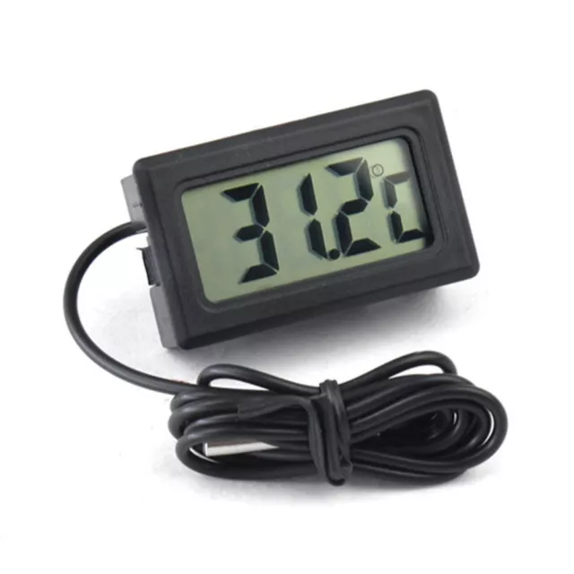 Tester Car Digital LCD Temperature Thermometer Meter Temp Sensor 1m Probe ST-116