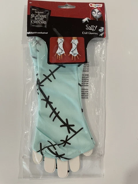 DISNEY'S DISGUISE NIGHTMARE Before Christmas Sally Child Gloves $12.95 - PicClick
