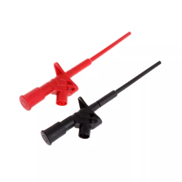 Test Hook Clip 1000V Voltage Insulated Quick Testing Probes with 4mm Socket