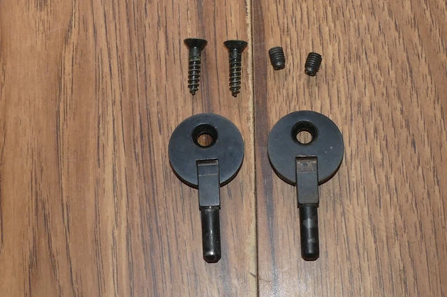 Vintage SINGER Sewing Machine Table Cabinet Hinges & Both Sets of Screws