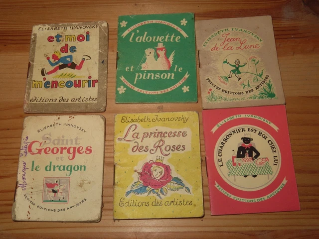 17 petits livres d'Elisabeth Ivanovsky. Collection Pomme d'Api