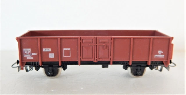 Jouef ho 622 wagon tombereau a toit coulissant, fourgon transport type uic, sncf - Collection