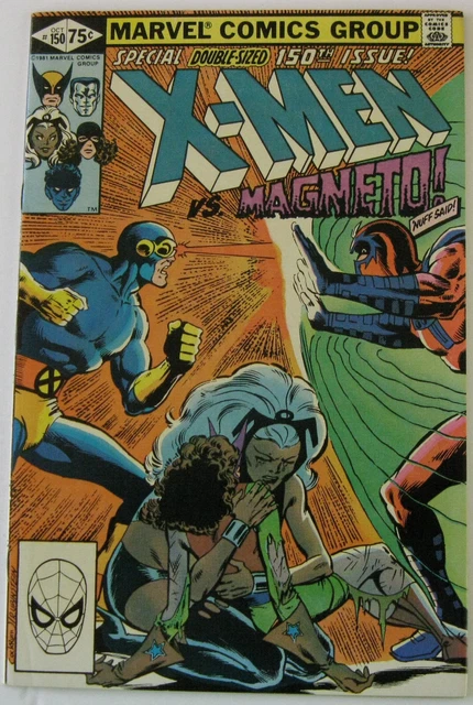 X-Men #150 (Oct 1981, Marvel), VFN (8.0), vs. Magneto, double size issue