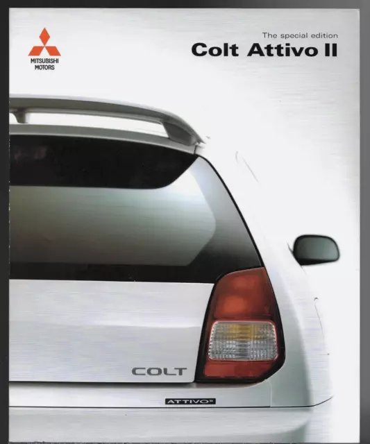 Mitsubishi Colt 1.3 16v Attivo II Limited Edition 2003 UK Market Sales Brochure