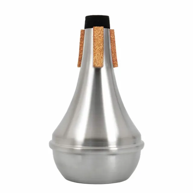 Lightweight Aluminum Practice Trumpet Straight Mute Silencer Sordine for Jazz