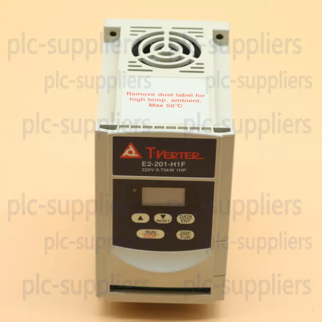One Used inverter For TECO Taian E2-201-H1F 220V 0.75KW Free Shipping