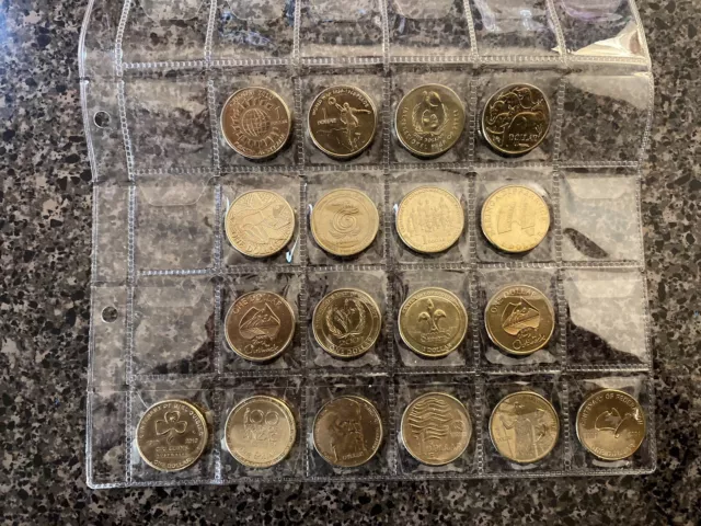 Australian $1 Uncirculated Coins (x18)