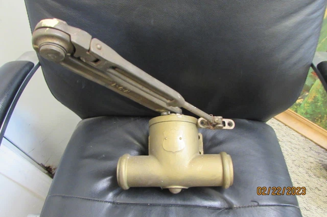 LCN Brand E-71 Pot Belly Door Closer Antique Vintage Architectural Salvage /gold