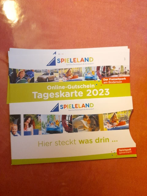 1 Online Gutschein Tageskarte 2023 Ravensburger Spieleland