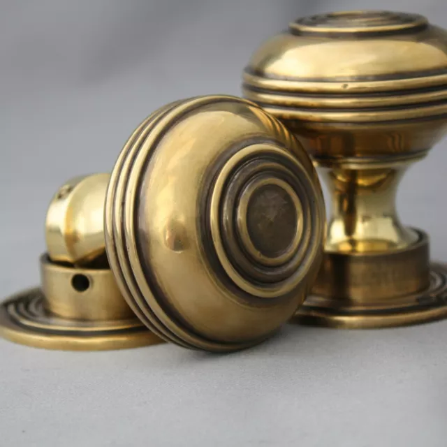 Large Georgian Bloxwich Door Knobs 3