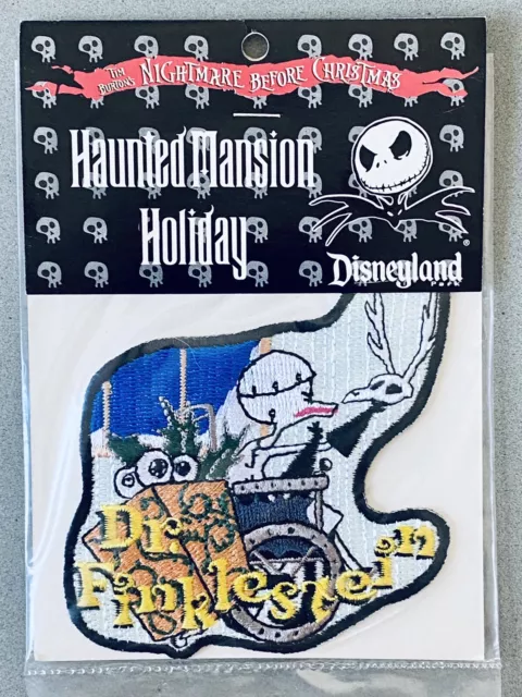 DISNEY PATCH Disneyland Haunted Mansion Holiday Nightmare Christmas Finkelstein