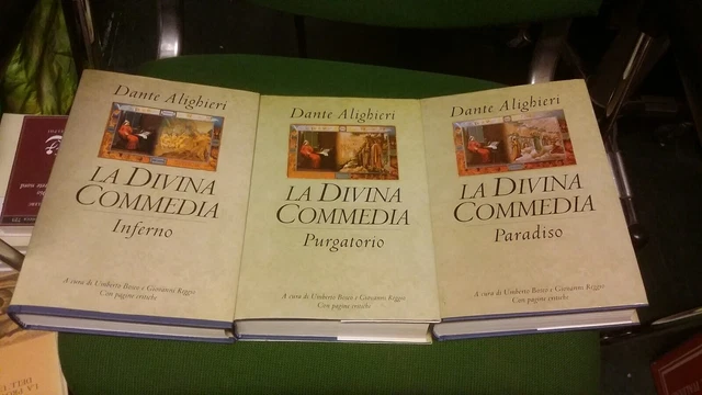 LA DIVINA COMMEDIA, cur. U.Bosco - G. Reggio 3 voll, COMPLETA, 7mr23