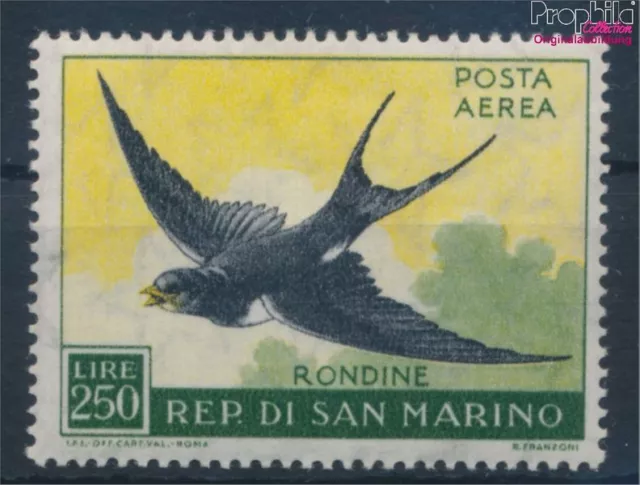 San Marino 610 nuevo con goma original 1959 Aves (10325356