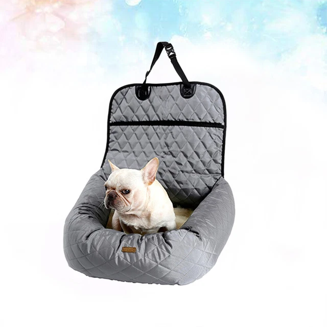 Cojín de asiento multifuncional para mascotas delantero y trasero acolchado suave para perro