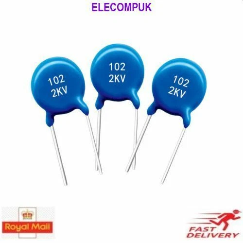 20pcs High Voltage Porcelain Capacitors - 2KV 22NF For Electronics Projects