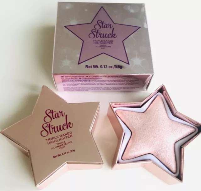 NEW I❤️ Heart Revolution Star Struck Triple Baked Highlighter Cruelty Free Vegan