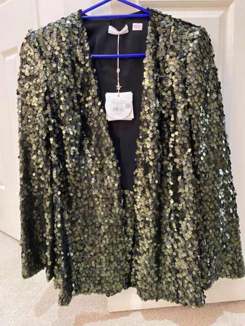 SASS AND BIDE the Olive Branch jacket Sequins Size 8 240.00