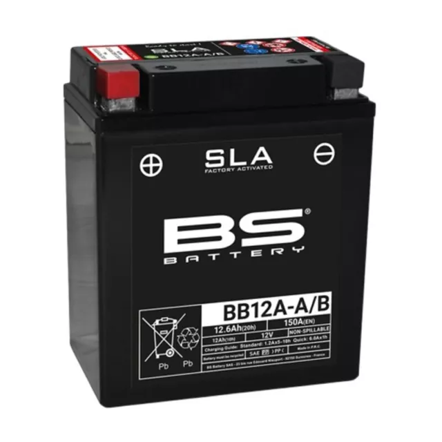 Bb12A-A/B Batteria Bs Battery Sla Yb12A- B Honda Xl 600 V Transalp 1987/1999