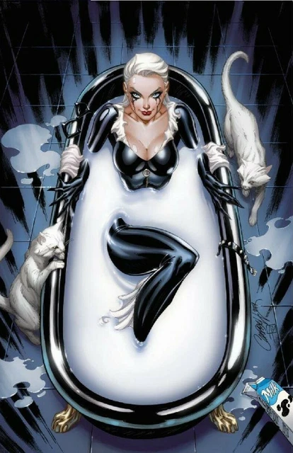 Black Cat 1 J Scott Campbell Comicxposure Virgin Variant Nm