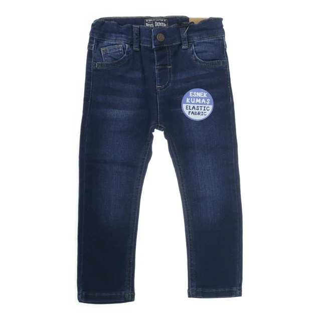 Boys Denim, Jeans, Größe: 86/92, Blau, Print, Twill, Jungen