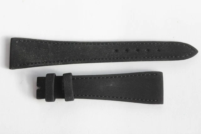 Bracelet De Montre Universal Genève En Croco Marron - Largeur 21 Mm - Vintage - Occasion