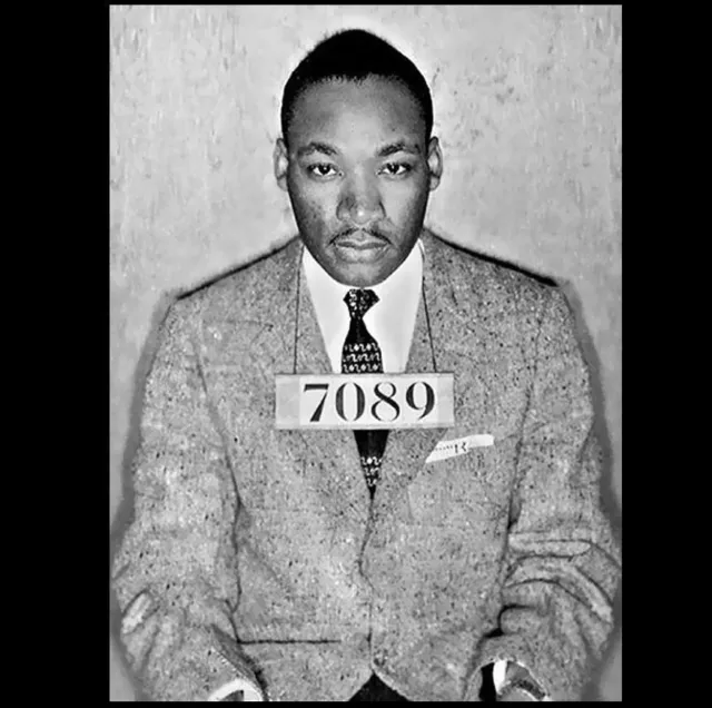 Martin Luther King Jr Arrest PHOTO Mug Shot Montgomery Black Civil Rights MLK