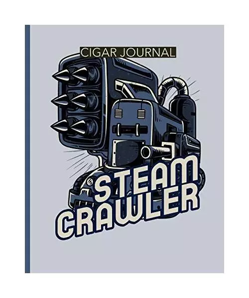 Steam Crawler Cigar Journal: Aficionado - Cigar Bar Gift - Cigarette Notebook -