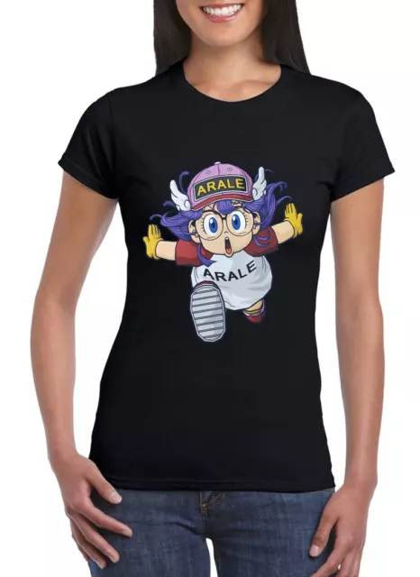 T shirt Arale Donna Bambino Dr.Slump Maglietta Cartoni Animati Camiseta Arale