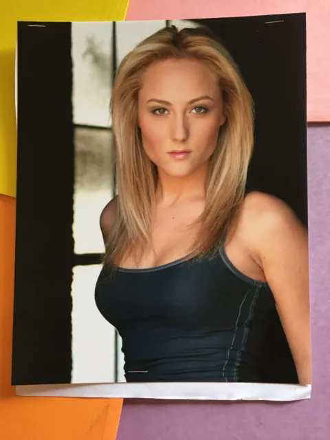 Lauren Mayhew, WWE ECW , original talent agency headshot photo with credits #6