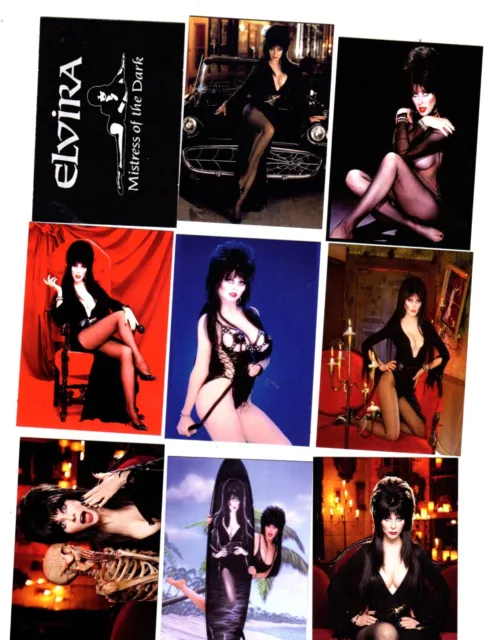 Elvira   Custom Trading Card 18 Cards Seires Set