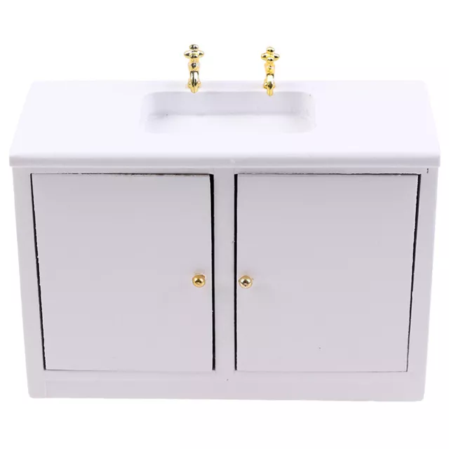 1/12 Dollhouse Miniature Hand Basin Sink Bathroom Kitchen Furniture Accessor&AW