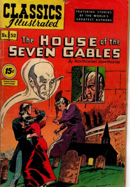 Classics Illustrated House of the Seven Gables #52 HRN 89