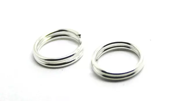 Sterling Silver 92 Split Ring 5mm, 6mm, 7mm or 8mm Sizes 5pcs or 10pc*Free post 3