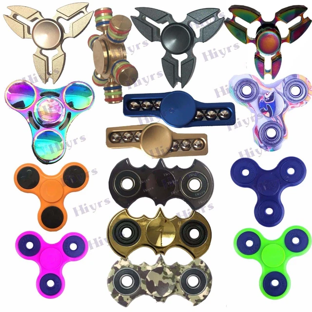 FIDGET FINGER HAND Spinner Kids Holidays Gift Educational X-MAS Toy ...