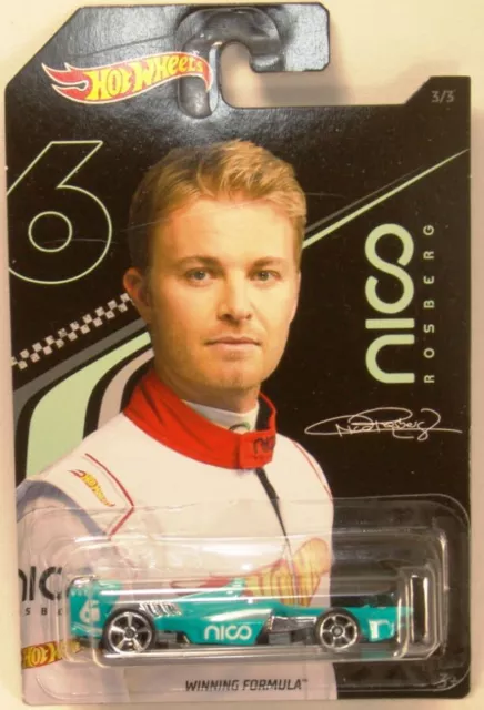 Hot Wheels 2019 - Set of 3 modelos - Nico Rosberg