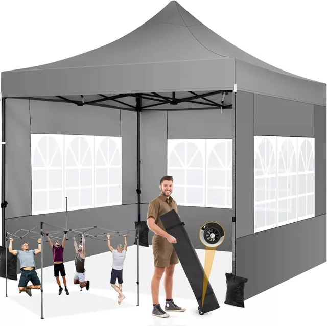 Pavillon 3x3m-3x6 Faltpavillon Pop Up Partyzelt Wasserdicht Gartenzelt UV Schutz