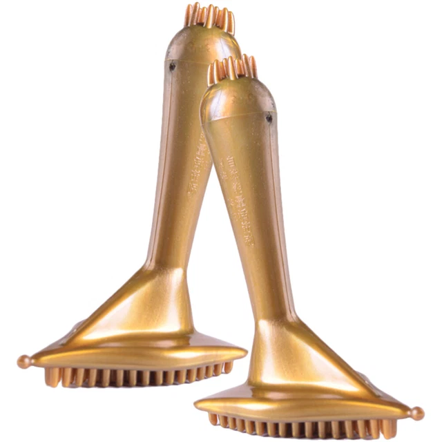 2 pz spazzolino da massaggio dimagrante scaldamani magnetico strumenti viso cura della pelle